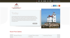 Desktop Screenshot of fairportharborwestlighthouse.com